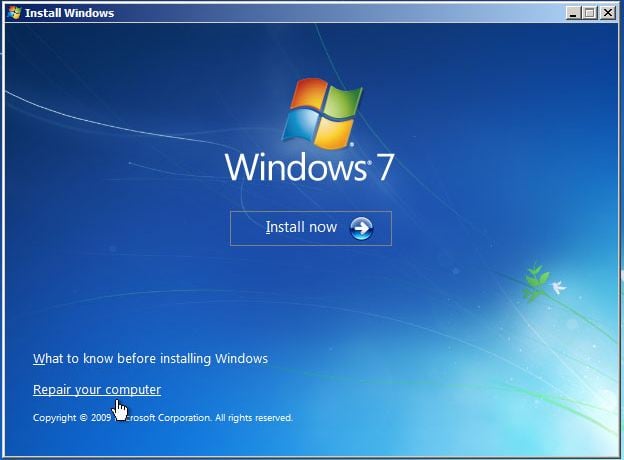 How To Install Windows 7 Using Hp Recovery Disks