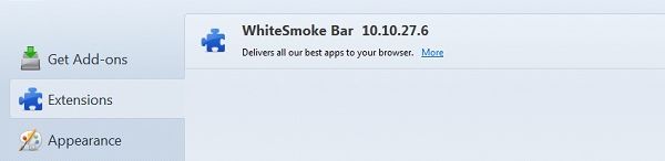 [Image: WhiteSmoke Toolbar Firefox extensions]