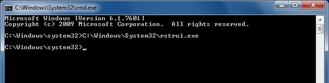 [Image: Start System Restore from Safe Mode with Command Prompt]