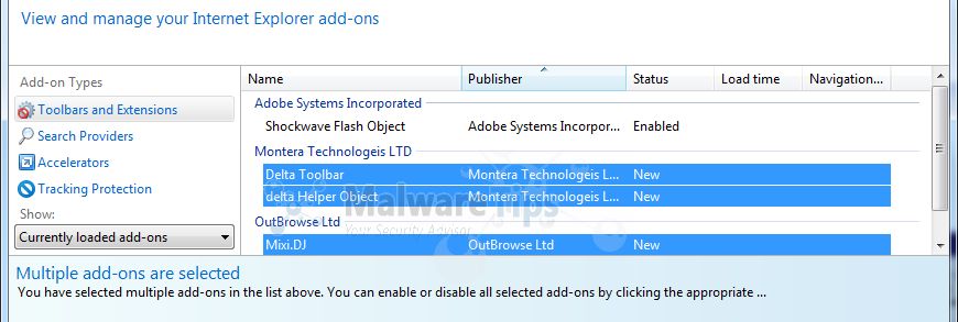 [Image: Delta Toolbar Internet Explorer plugins]