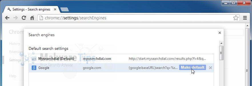 [Image: Start.MySearchDial.com Chrome removal]