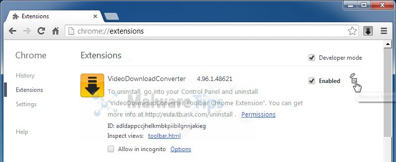 [Image: Video Download Converter Toolbar Chrome extension]