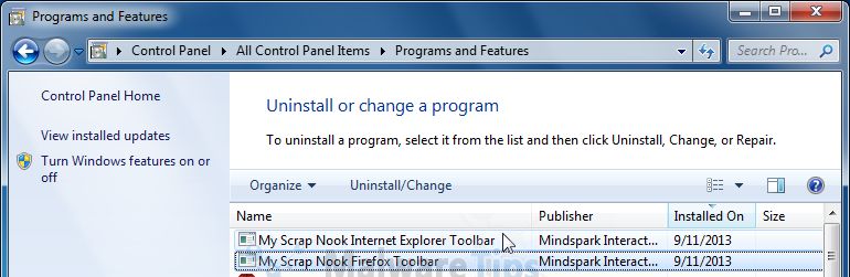 my scrap nook toolbar chrome extension ask toolbar updater and any ...