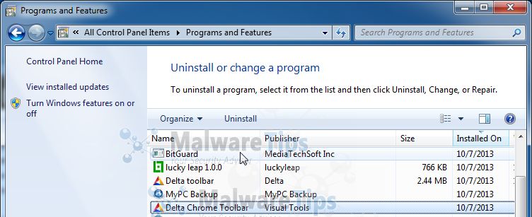 Your computer is not backed up” program, you can use Revo Uninstaller to completly remove the unwated programs from your machine.