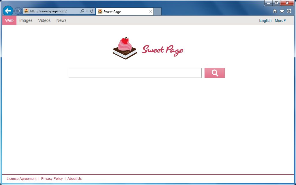 [Image: Sweet-Page.com virus]