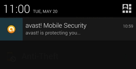 [Image: Avast Mobile Security protecting Android phone]