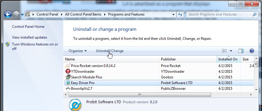 Remove Easy Driver Pro from Windows