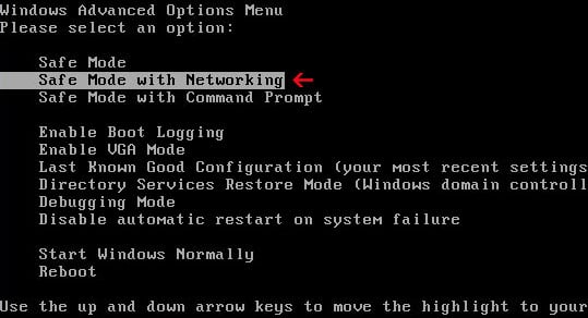 Safe Mode with Networking