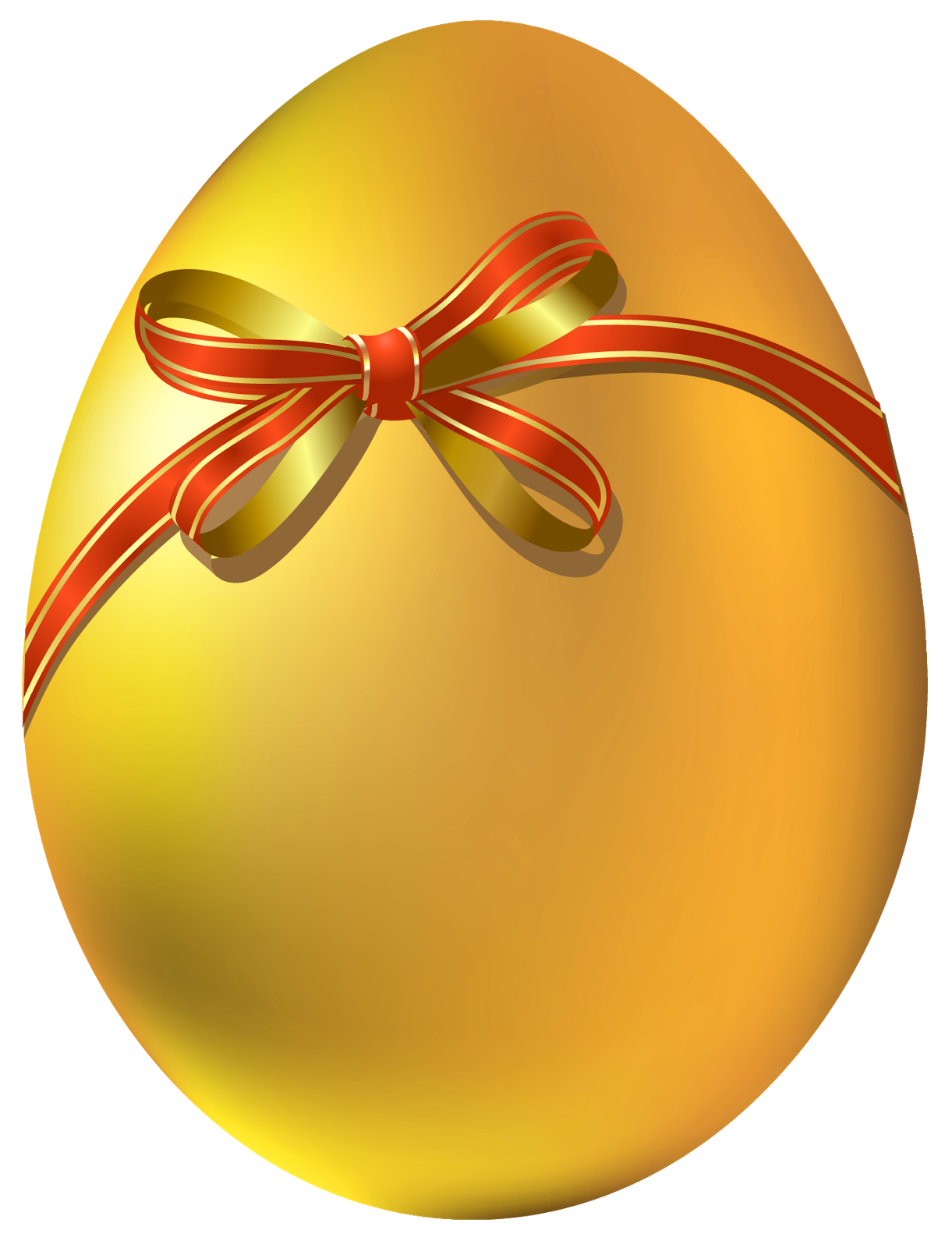 Gold_Easter_Egg_with_Red_Bow_PNG_Clipart.png