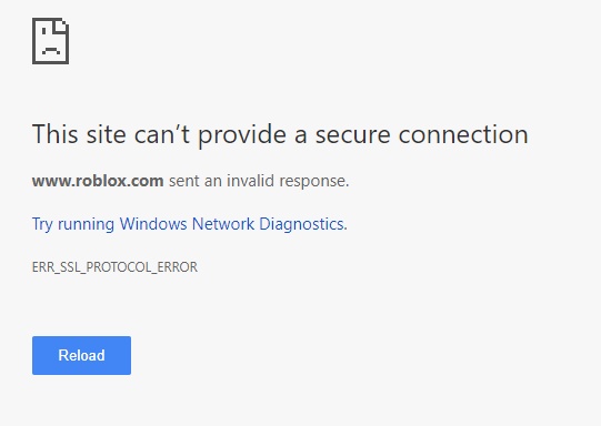 Q A Solve This Problem This Site Can T Provide A Secure Connection Malwaretips Community - how to fix cannot connect to the roblox website
