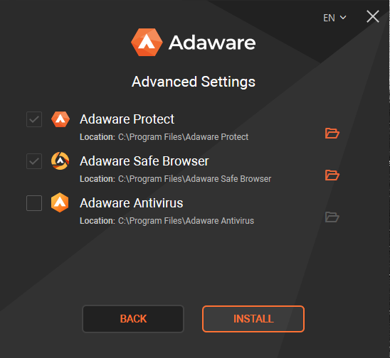 Ad-Aware Free Antivirus+, Software