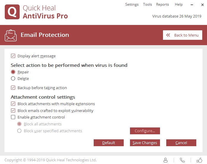 User Feedback Quick Heal Antivirus Pro V18 00 A Review By Der