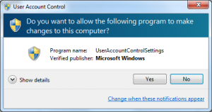 UAC Consent Prompt