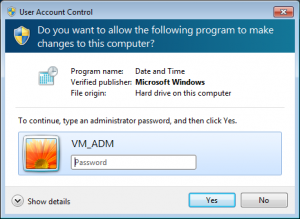 UAC Credential Prompt