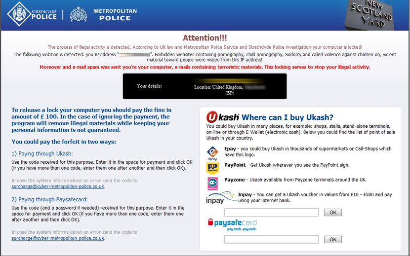 Remove Metropolitan Police Ransomware (Uninstall Guide)