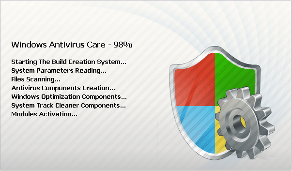 [Image: Windows Antivirus Care Splash Screen]