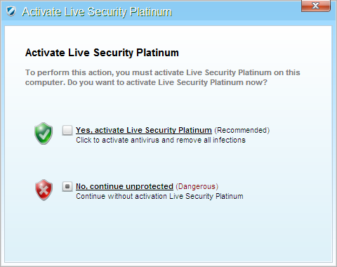 [Image: Live Security Platinum Warning]