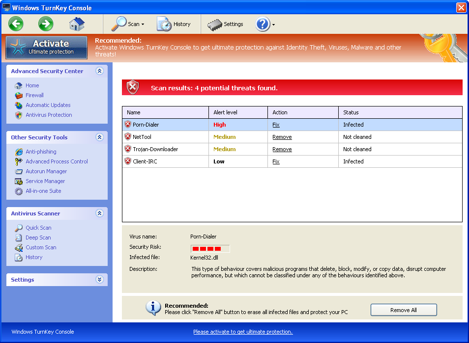 [Image: Windows TurnKey Console PC virus]