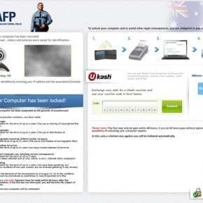 Australian Federal Police Ukash Ransom