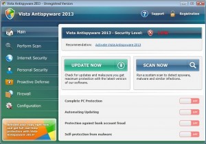 Vista Antispyware Pro 2013 virus