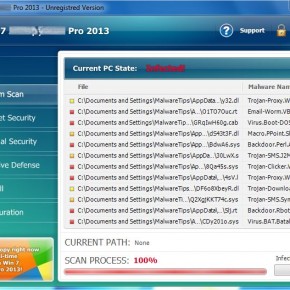 Win 7 Internet Security Pro 2013 virus