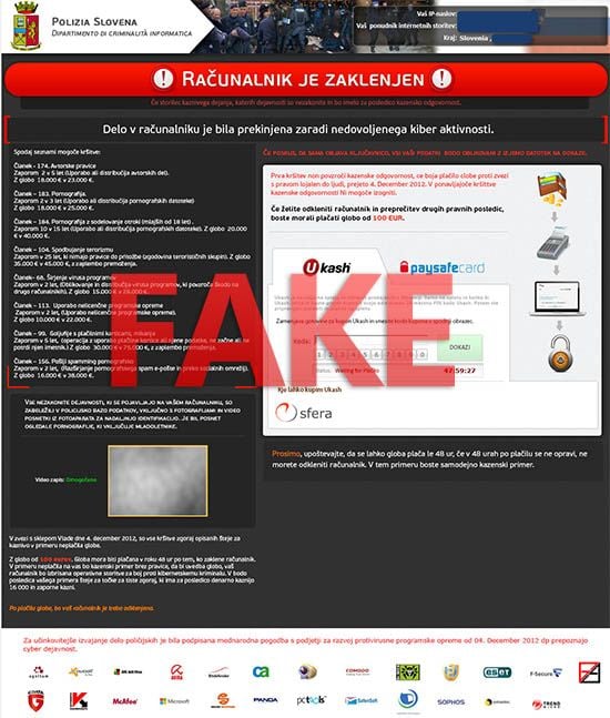 [Image: Racunalnik je zaklenjen virus]