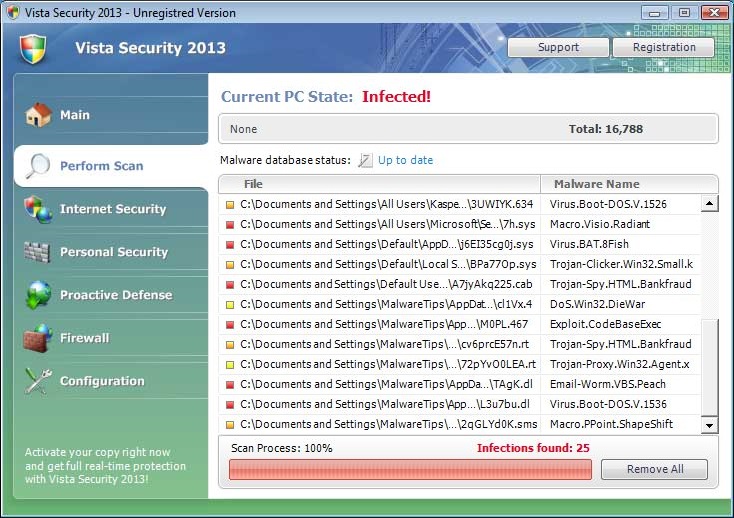 Remove Vista Security 2013 Uninstall Guide