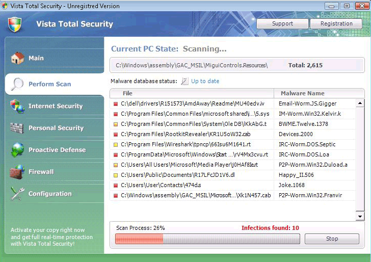 [Image: Vista Total Security 2013 virus]