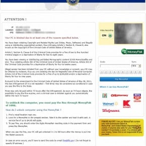 [Image: FBI Greendot MoneyPak scam]