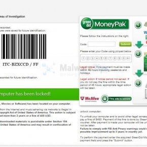 [Image: FBI Anti-Piracy Warnig Greendot MoneyPak scam]