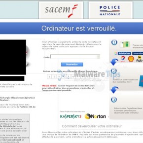 [Image: Ordinateur est verrouillé virus]