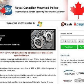 [Image: Royal Canadian Mounted Police virus]