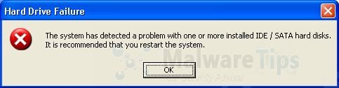 [Image: System Repair  virus - Hard Drive Failure]