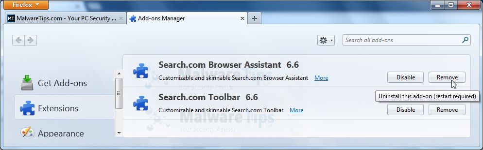 [Image: Search.com Firefox extensions]