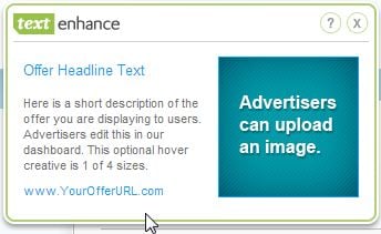 [Image: Text Enhance advertisement]