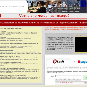 [Image: Police & Gendarmerie Nationale Ukash scam]