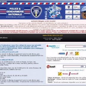 [Image: Police & Gendarmerie Nationale scam