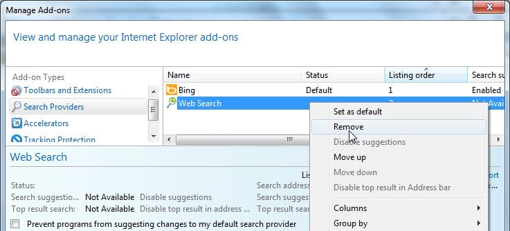 [Image: Bucksbee Search Internet Explorer removal]