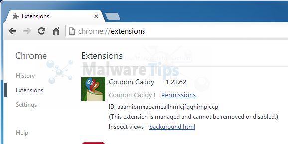 [Image: Coupon Caddy Chrome extension]