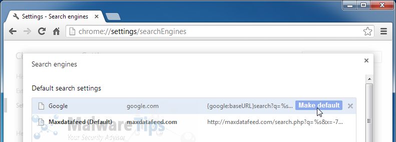 [Image: Maxdatafeed Search redirect]