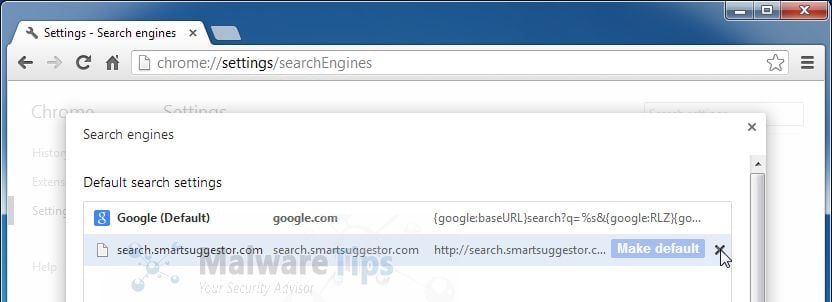 [Image: search.smartsuggestor.com redirect removal]