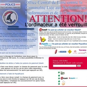 [Image: Office Central de Lutte contre la Criminalite lock screen virus]