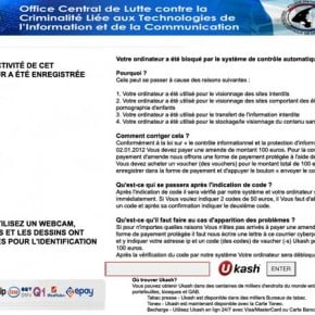 [Image: Office Central de Lutte contre la Criminalite lock screen Ukash scam]