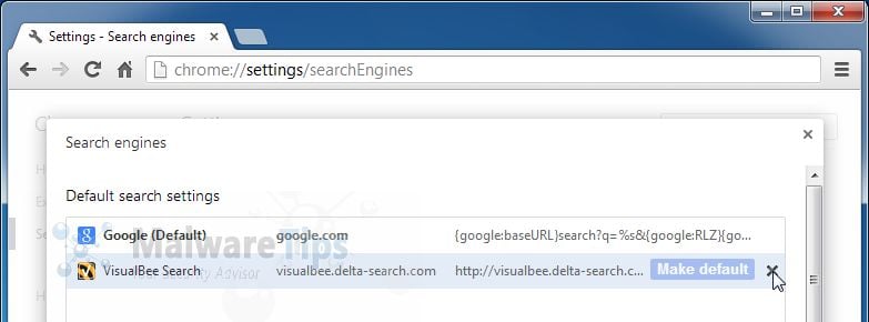 [Image: VisualBee Search Chrome removal]