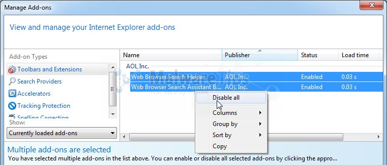 [Image: WebBrowserSearch Internet Explorer extensions]