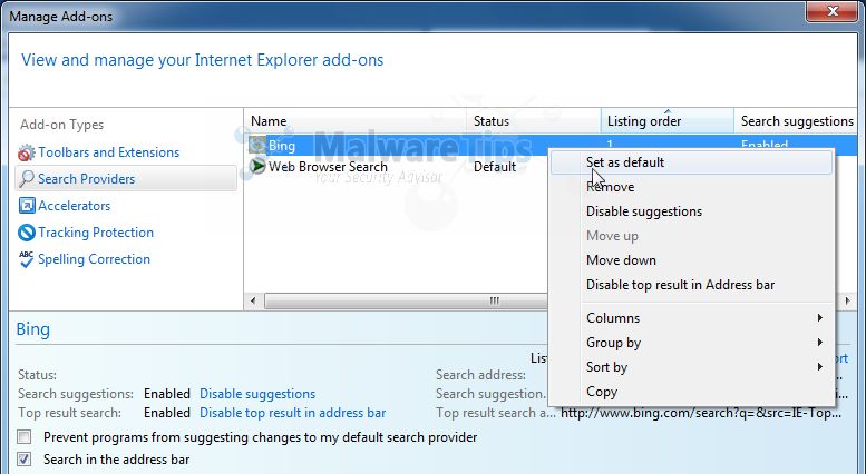 [Image: webbrowsersearch Internet Explorer search]