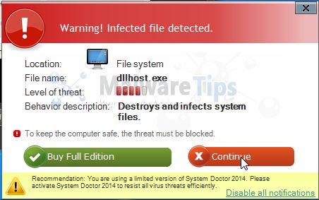 [Image: System Doctor 2014 Alert]