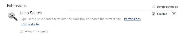 [Image: Ueep Search Chrome extension]