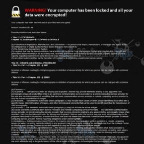 Your computer has been locked Ukash virus