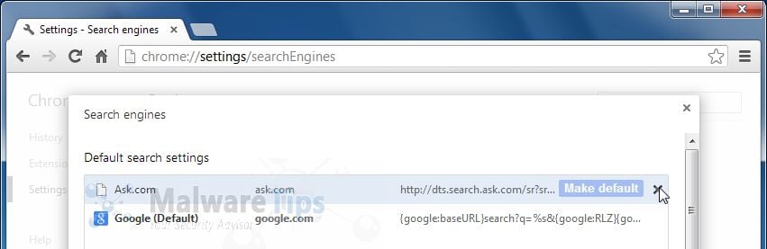 [Image: Movies Toolbar Chrome search removal]